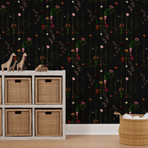 Floral wallpaper (4) - Prepasted Removable Smooth - Picture 3 of 7